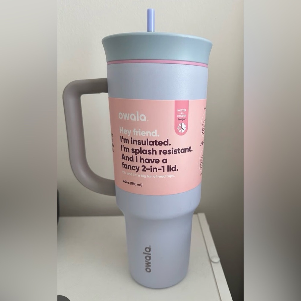Hydro Flask Lavender and Pink Thermos